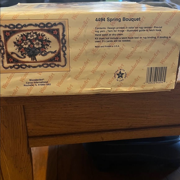 Wonderart DIY Latch Hook Kit with Floral Design 4494Spring Bouquet. New in box - Picture 3 of 6